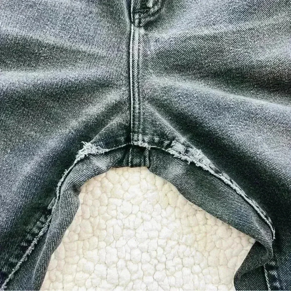 Vintage Lee Denim Riders Faded Black Super High Waist 100% Cotton Taper Mom Jean - Picture 7 of 15